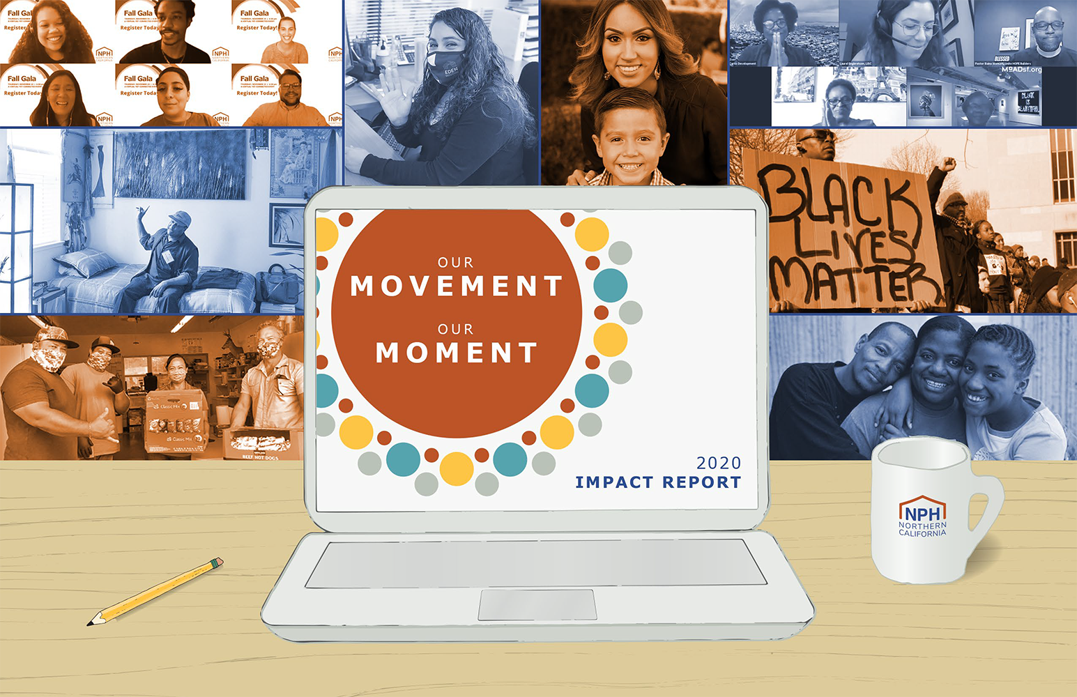 Cover graphic of 2020 Impact Report