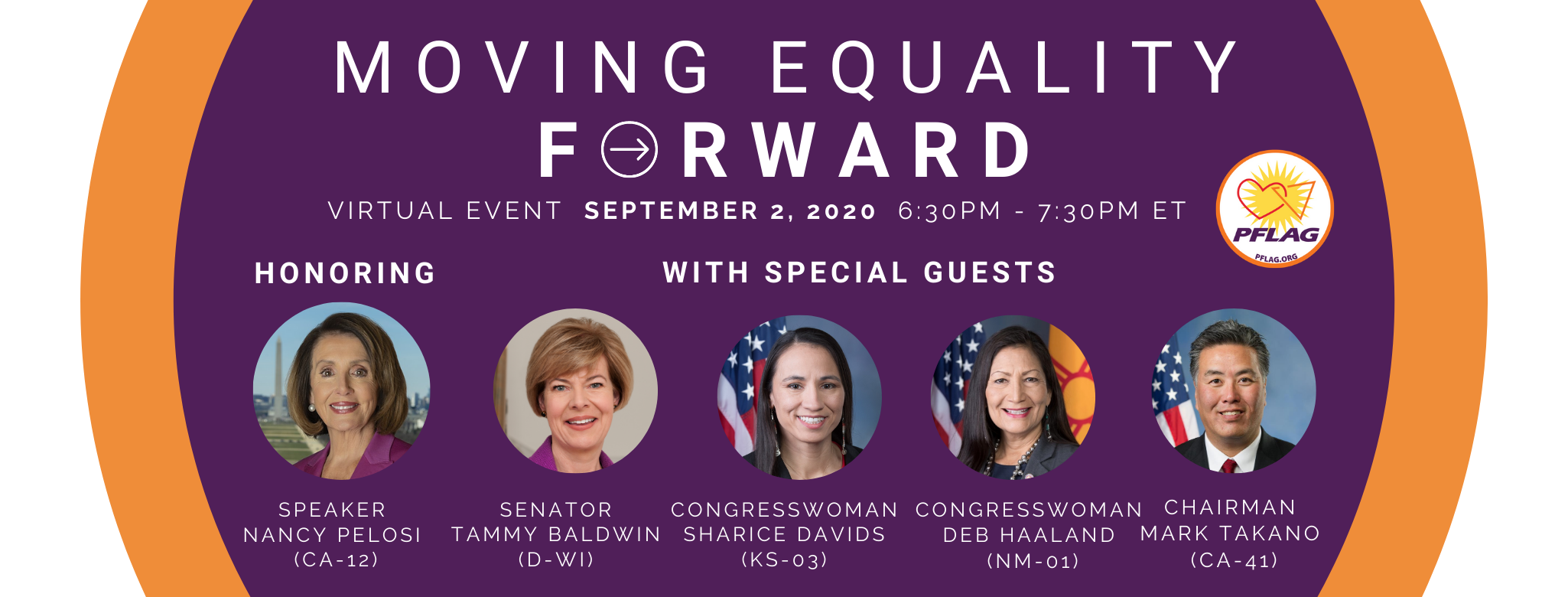 Moving Equality Forward - Virtual Event on Wednesday, September 2, 2020 from 6:30pm-7:30pm