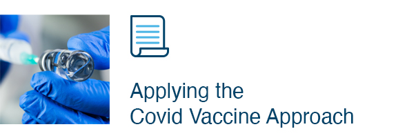 Applying the Covid Vaccine Approach