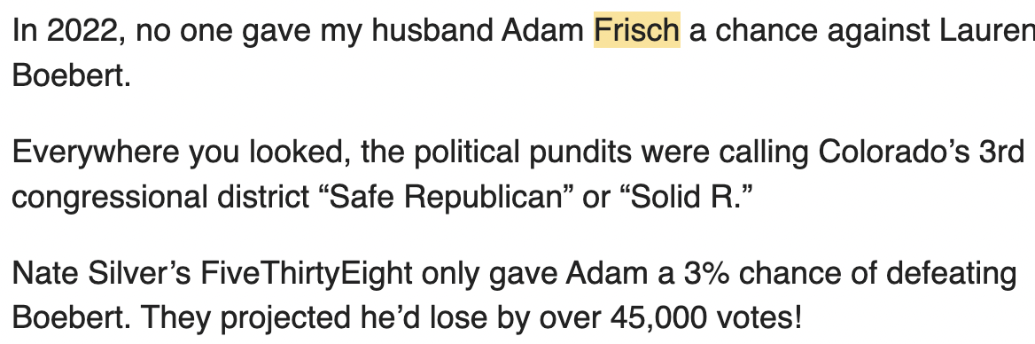 Katy Frisch email
