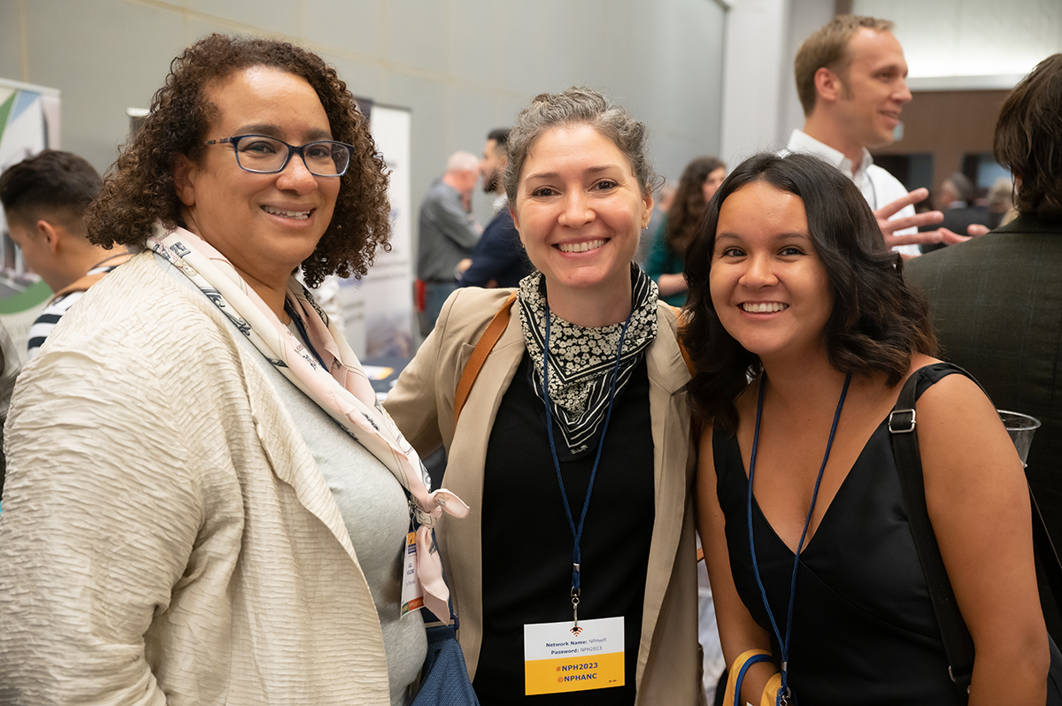 Three NPH Conference attendees