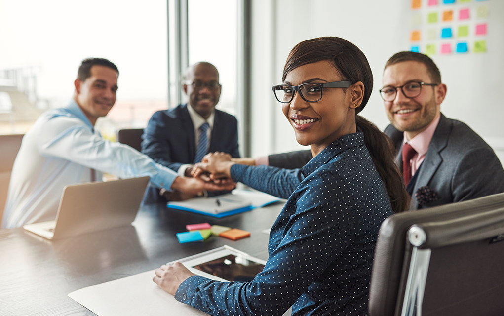 Photo of diverse boardroom