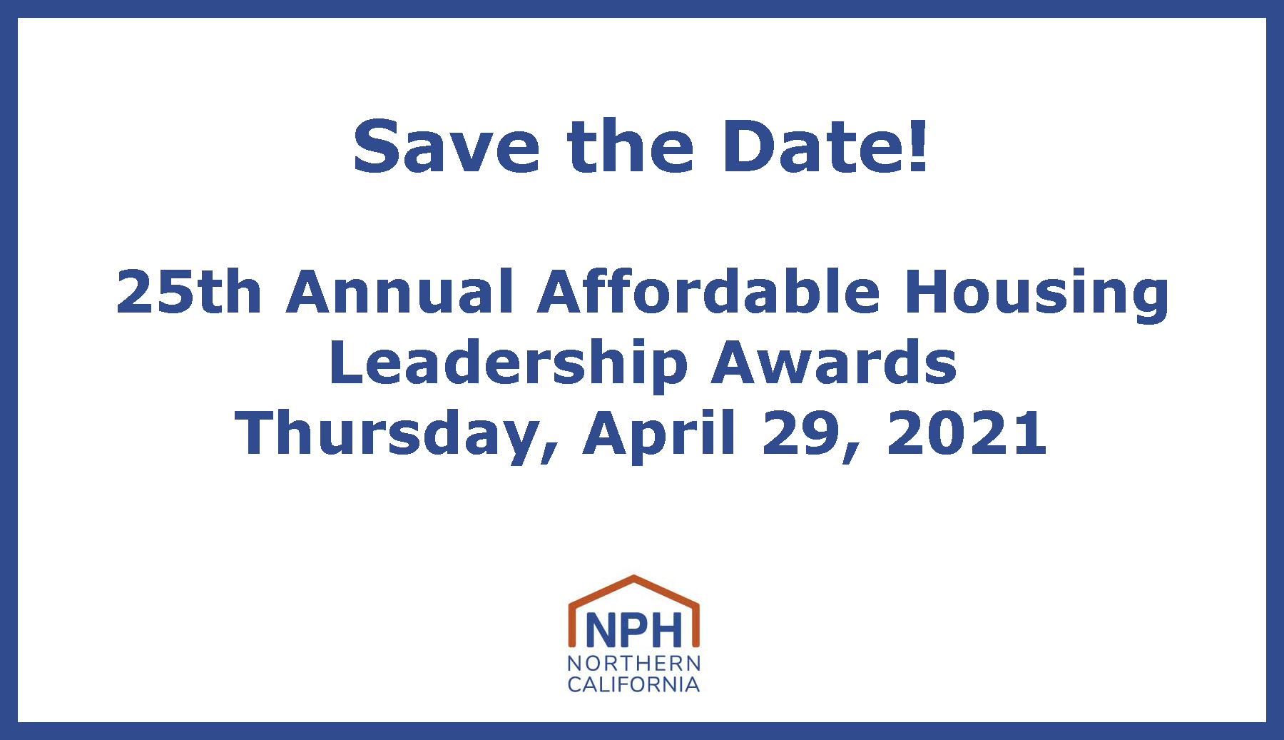Save the date graphic for leadership awards