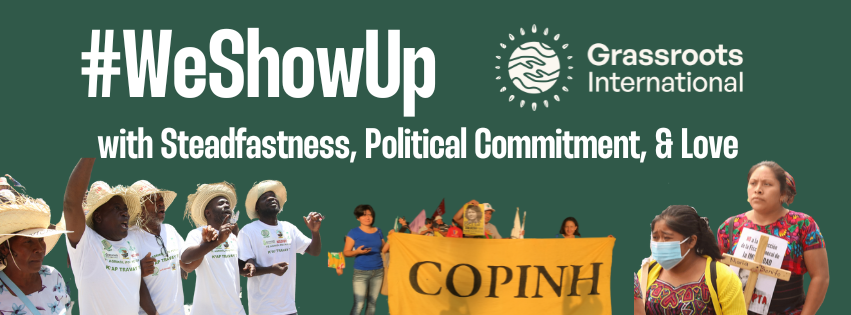 #WeShowUp with Steadfastness, Political Commitment, and Love